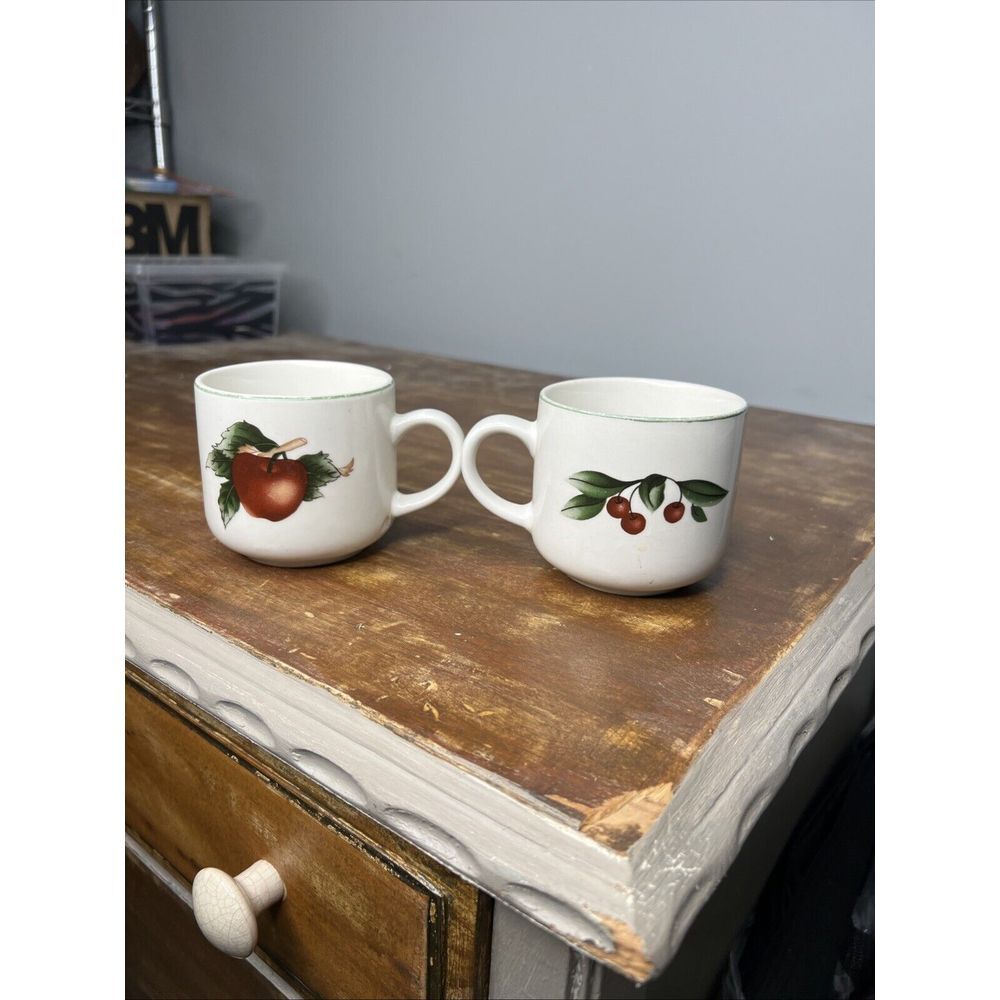 The Cades‎ Cove Collection by Citation 1 Coffee Tea Cup Mug Apples Cherries - Picture 5 of 8